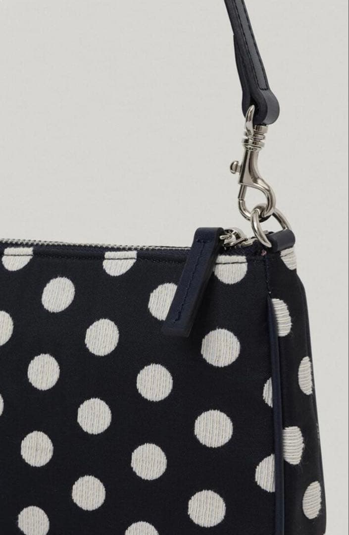 LO61] Selma Bag in Navy Polka Dot