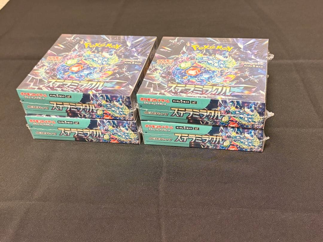 ポケモンカード ステラミラクル4BOX シュリンク付き - メルカリ