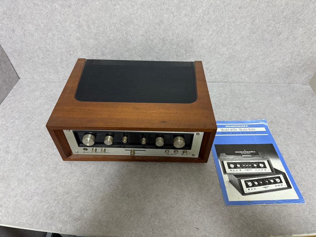 プリメインアンプ Marantz マランツ Model 1040 ウッドケース付 Yahoo!オークション -「マランツ 1040」の落札相場・落札価格