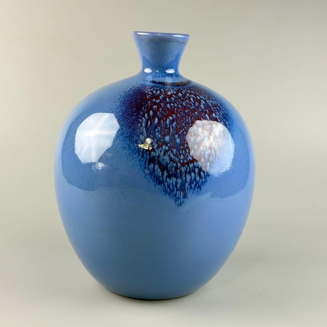 日展作家 有田焼 前田泰昭 辰砂 釣窯 壷 共箱 泰明窯 壺 - メルカリ