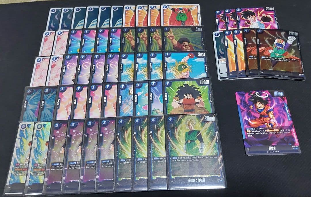 フュージョンワールド　天使悟空　あの世悟空　デッキ(引退品)　調整パーツ付き あの世悟空 天使悟空 青悟空 構築済みデッキドラゴンボール