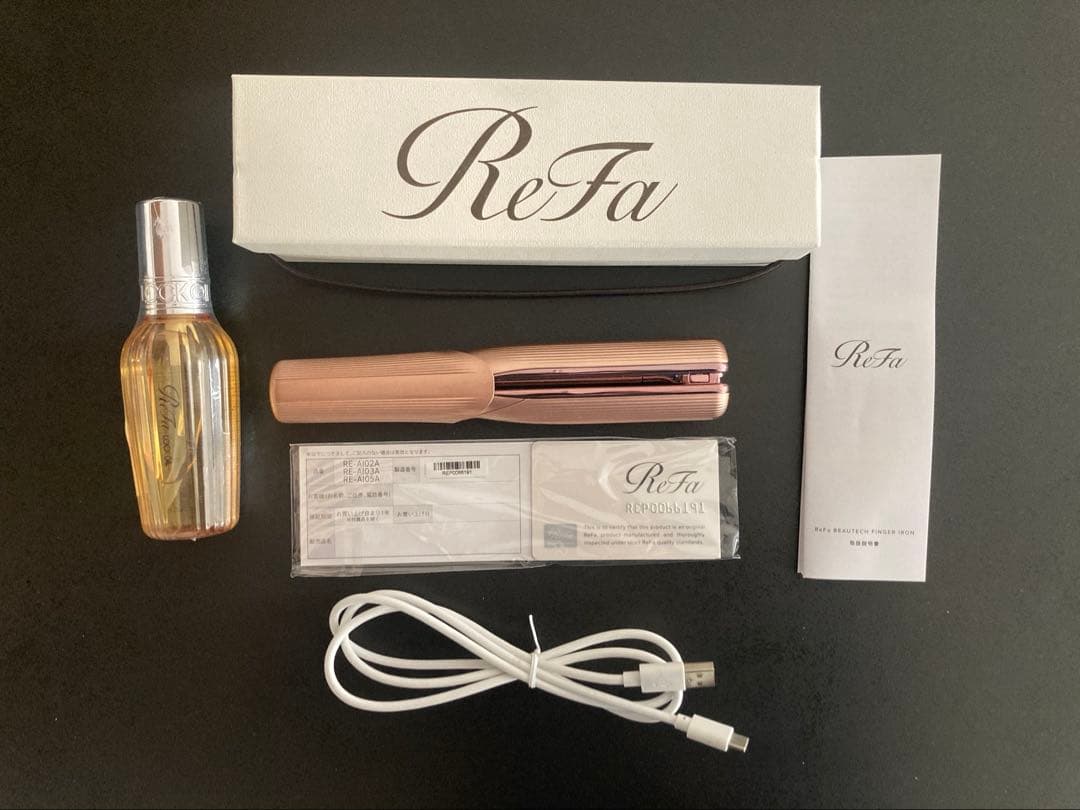 リファビューテックフィンガーアイロン リファロックオイル付き - メルカリ