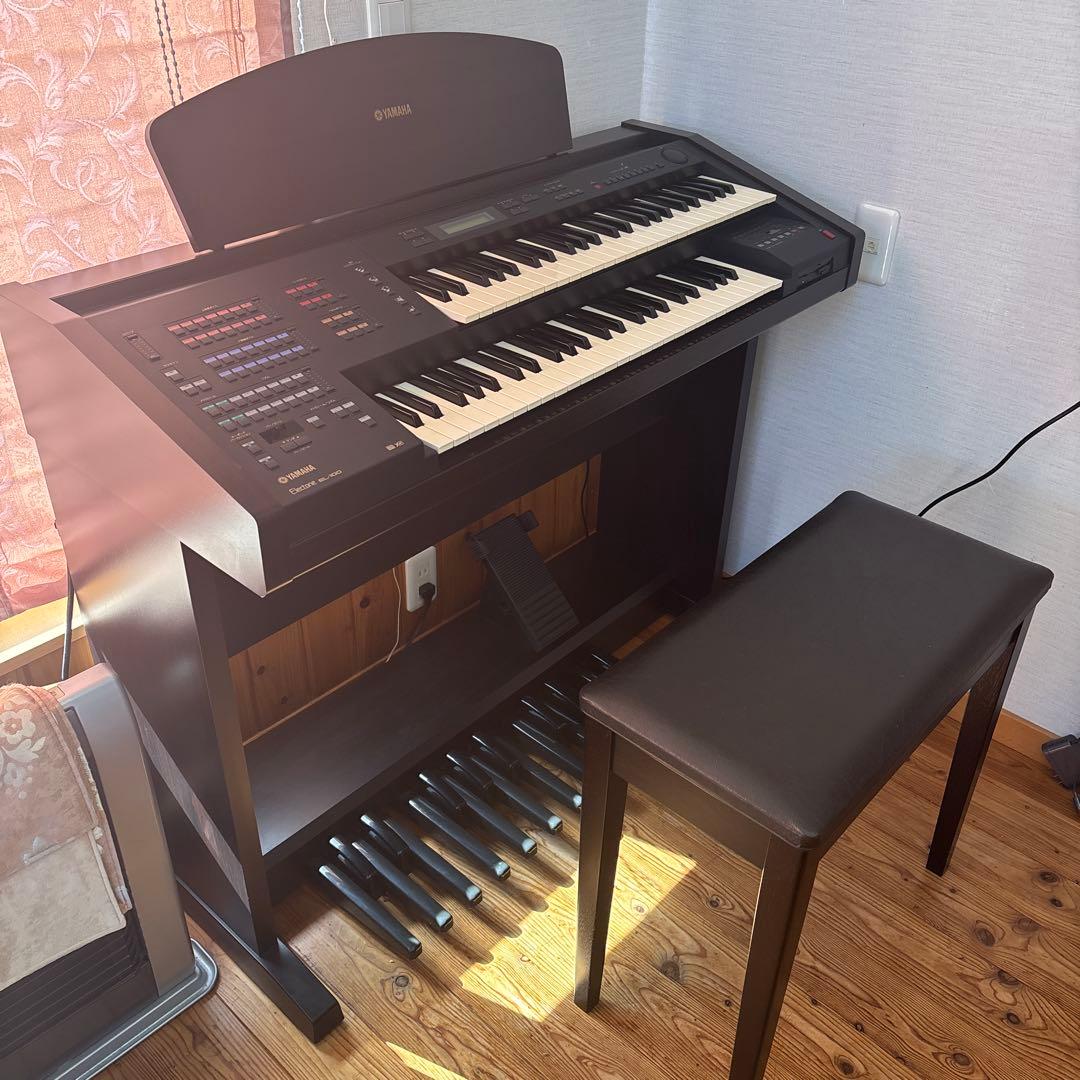 Yamaha Electone EL-100 黒 スタンド　椅子　フロッピー付き Yamaha Electone EL-100 黒 スタンド 椅子 フロッピー付き - メルカリ