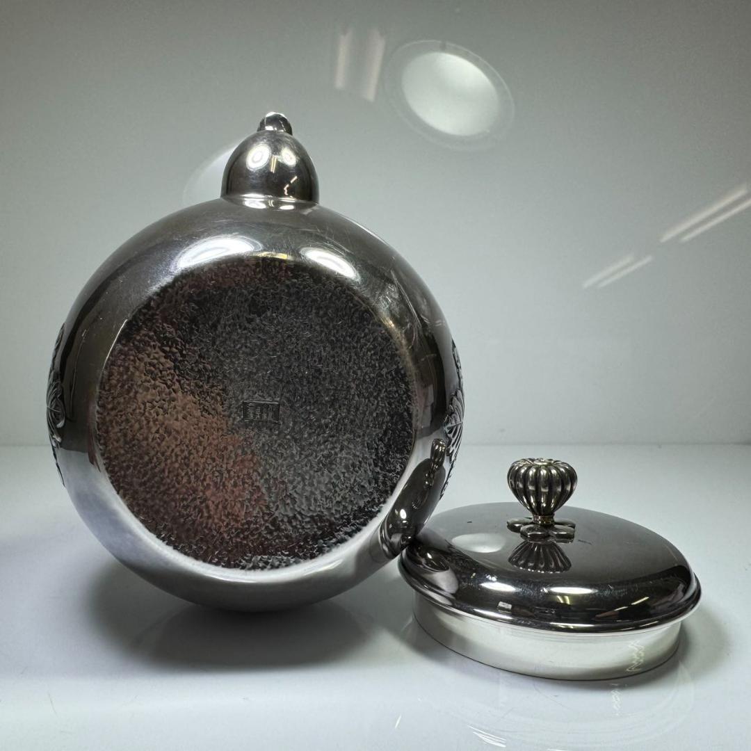 純銀製 急須 菊摘 銀瓶 煎茶道具 湯沸 純銀保証 - メルカリ