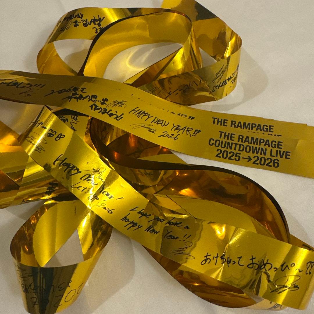 THE RAMPAGE カウントダウンライブ 銀テープ THE RAMPAGE カウントダウンライブ 銀テープ - メルカリ