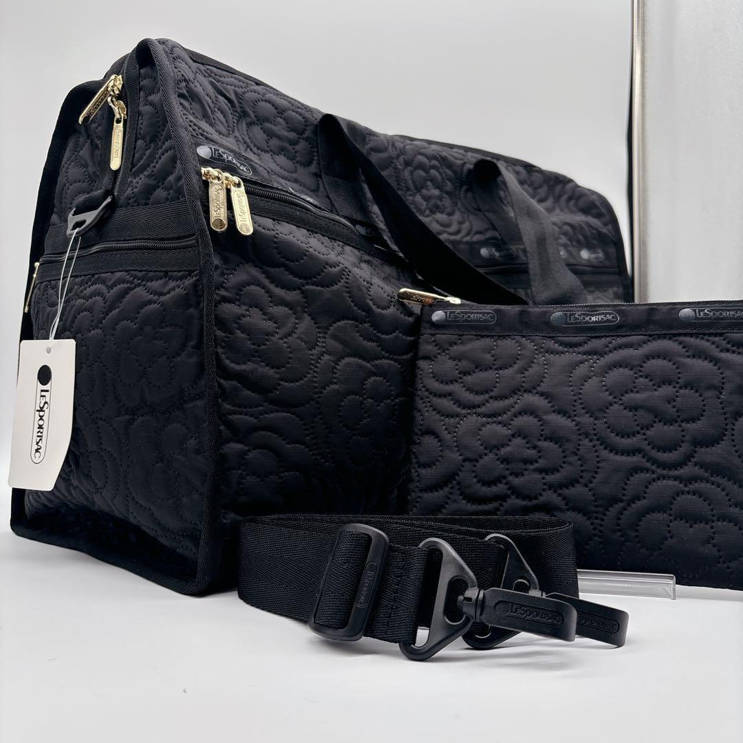 新品♡レスポートサック パフィーブロッサムズ ブラック ポーチ付き