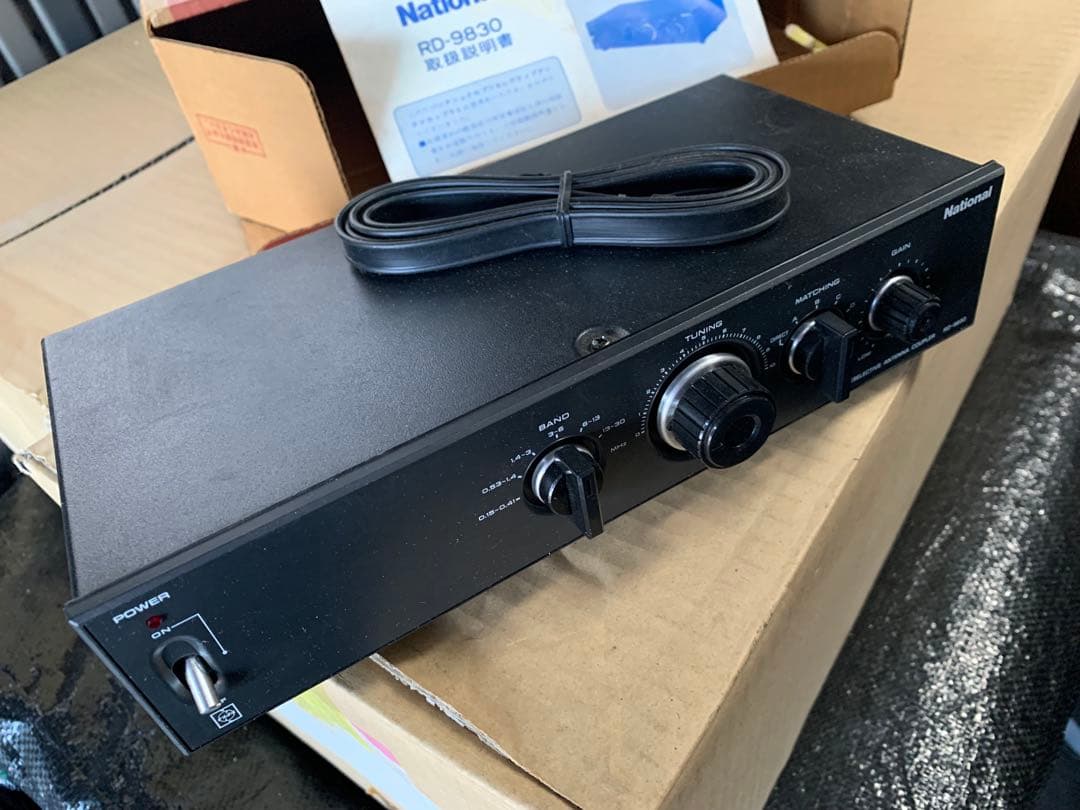 National RD-9830 アンテナカップラ National RD-9830 BCL用プリセレクティブアンテナカップラ｜Yahoo