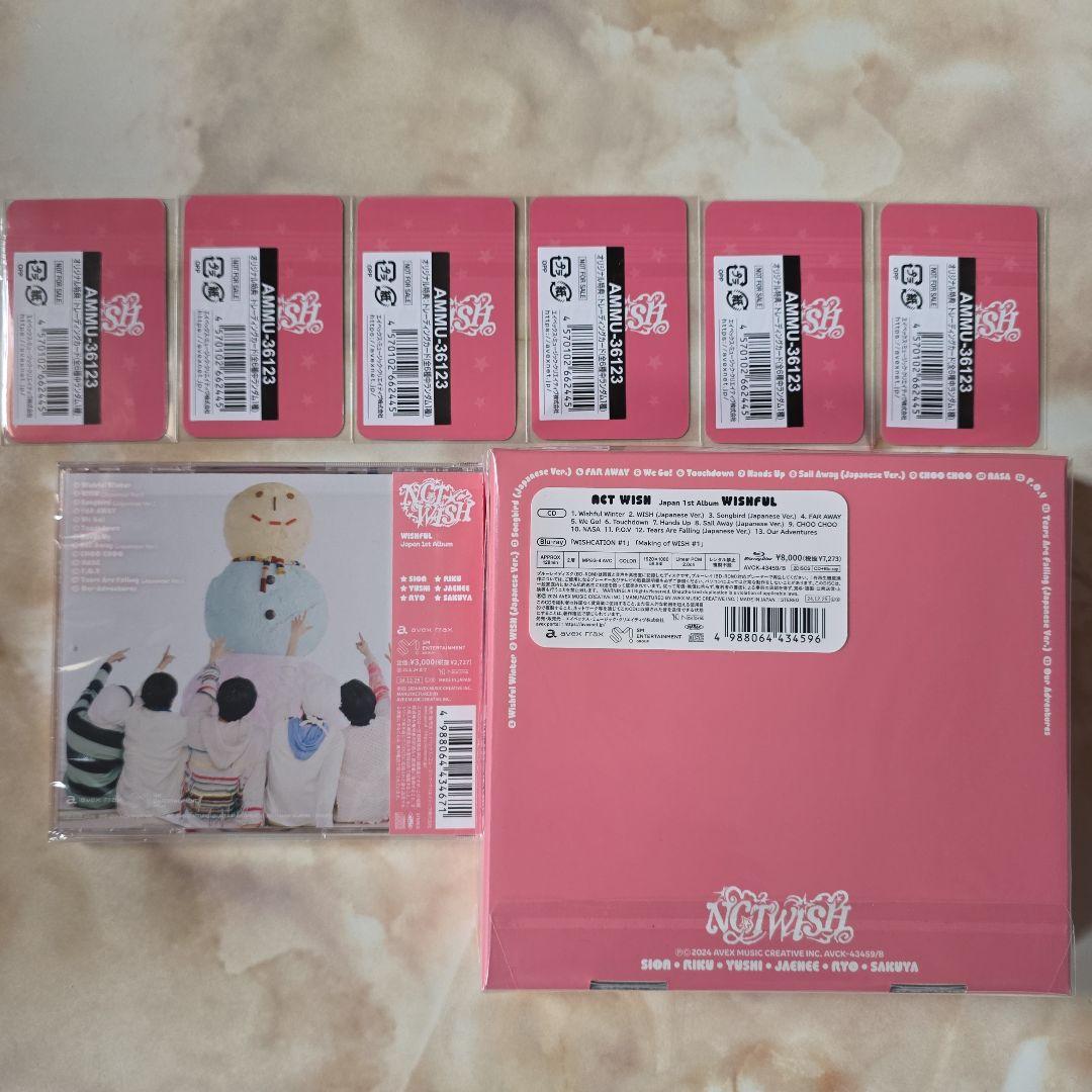 NCT WISH 『WISHFUL』 初回限定盤 通常盤 トレカ6枚セット - メルカリ