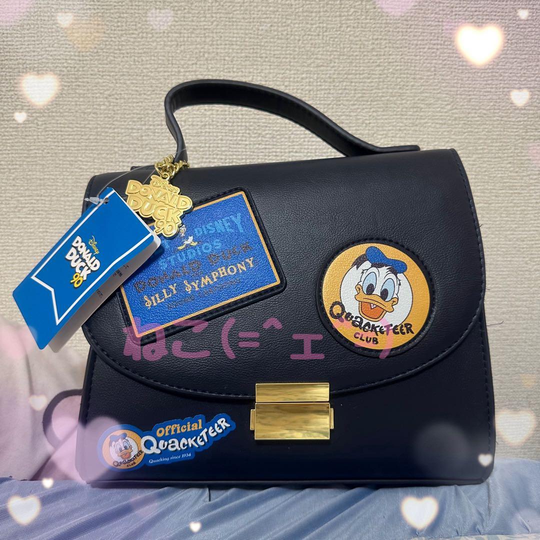 ディズニーストア ドナルドダック 90周年記念 ショルダーバッグ 2way