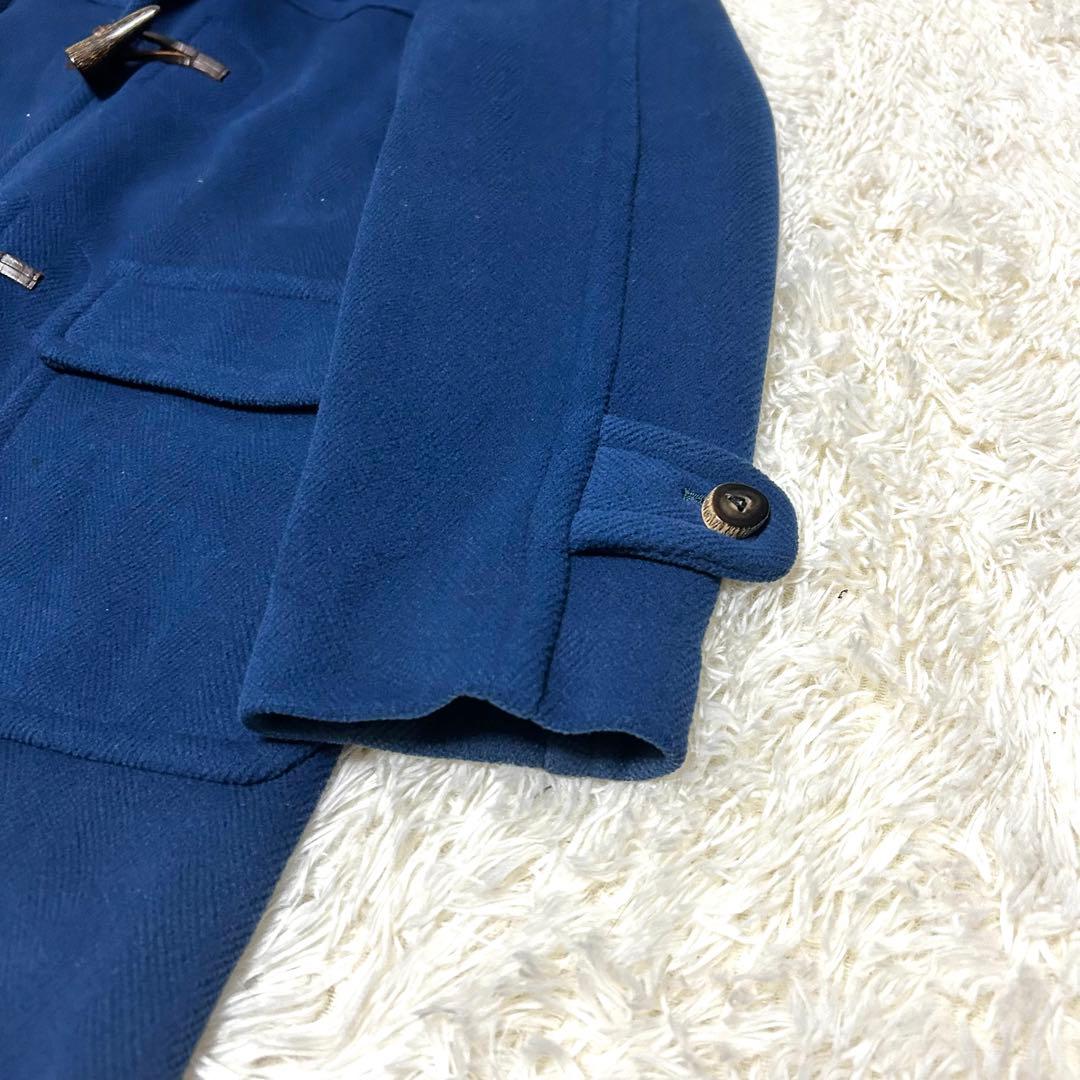 希少カラー ムーアブルック ヘリンボーン ロングダッフルコート 丈