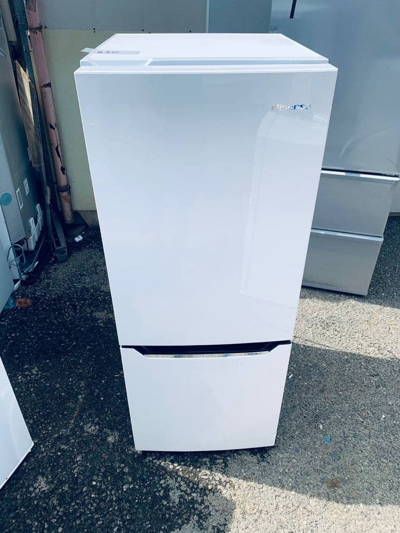 送料設置無料　Hisense 2ドア冷凍冷蔵庫HR-D15A HR-D15A 冷蔵庫 パールホワイト [150L /2ドア /右開きタイプ] 【お届け