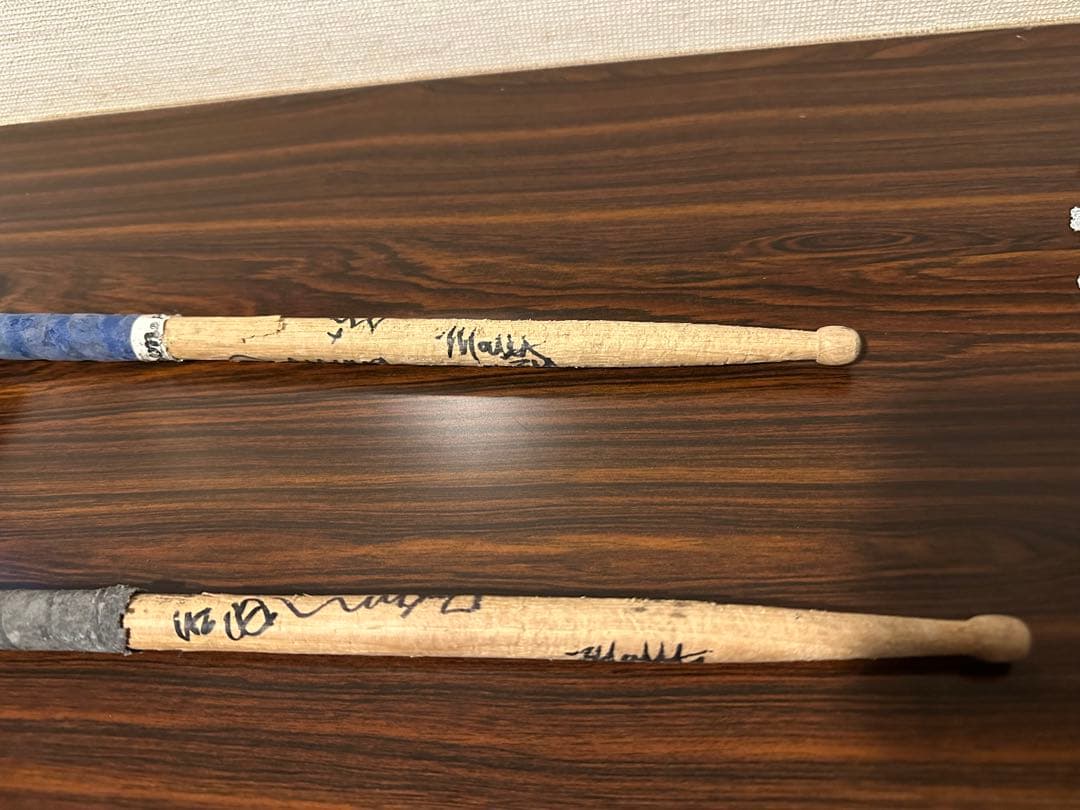 ゼブラヘッド ZEBRAHEAD サイン入り ドラムスティック 2本セット