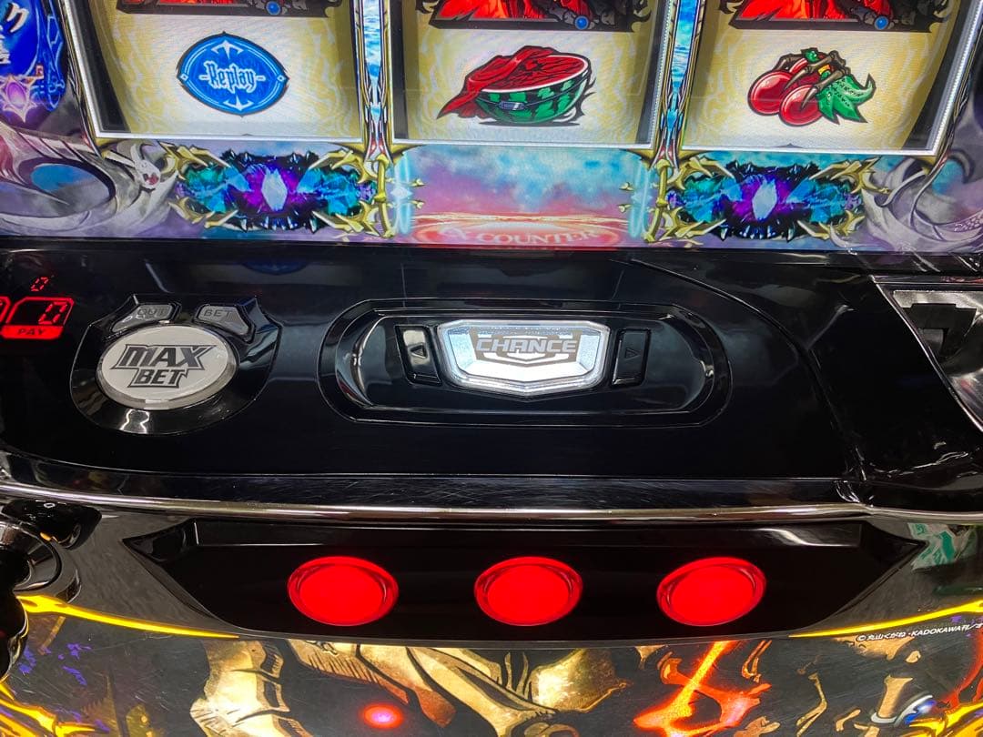 パチスロ実機 S オーバーロード2 絶対支配者Ⅱ／SX コイン不要機