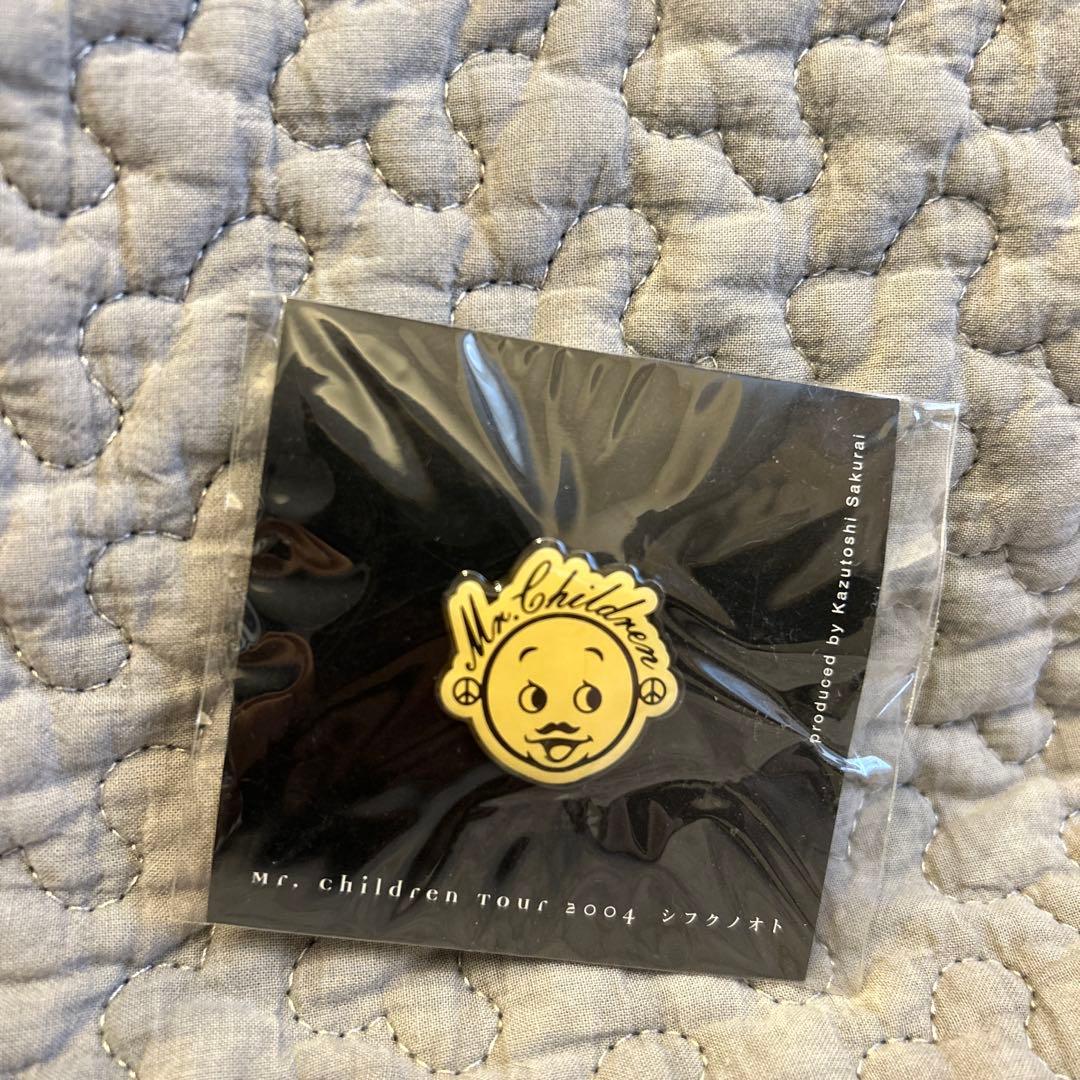 未開封 Mr.Children 2004 シフクノオト ミスチルくん ピンバッジ