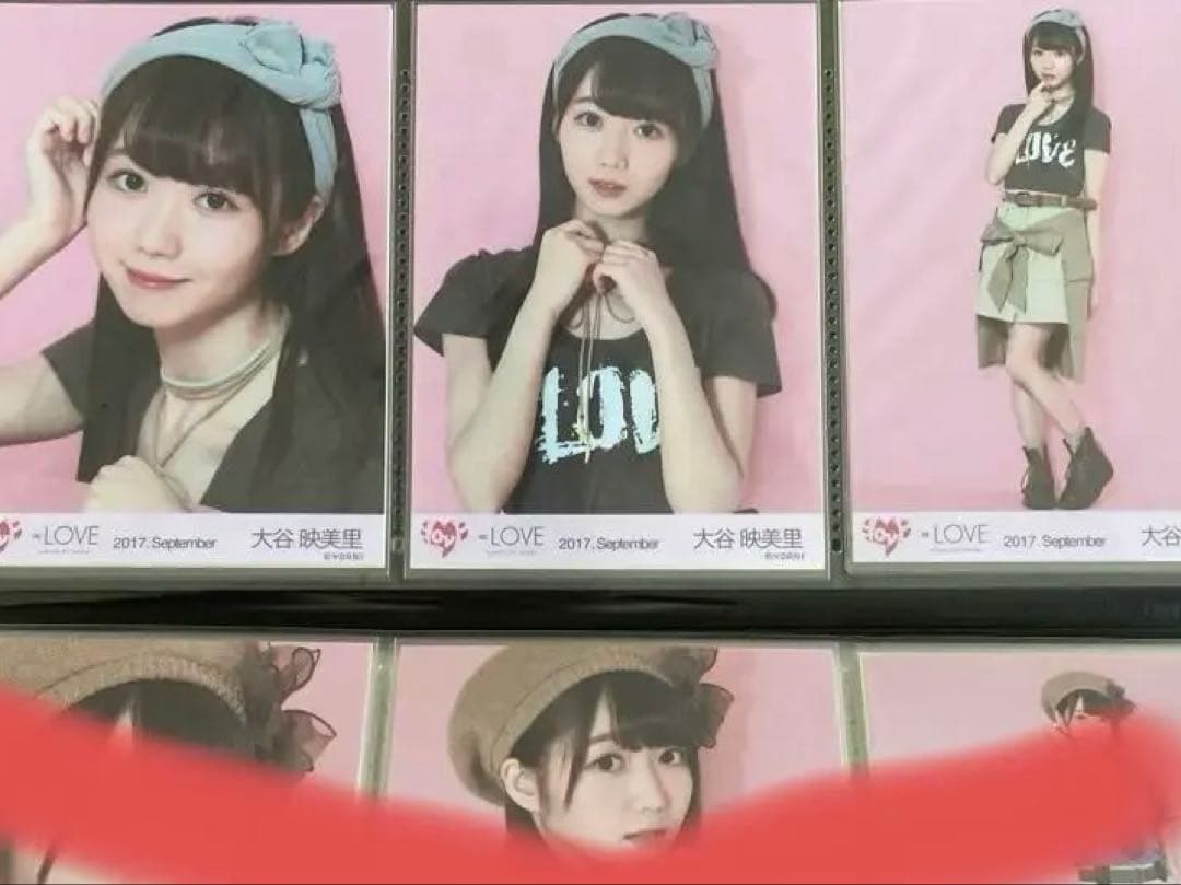 イコラブ　大谷映美里　1st衣装２種（Tシャツ・サバイバル）生写真コンプ イコラブ 大谷映美里 1st衣装2種（Tシャツ・サバイバル）生写真コンプ