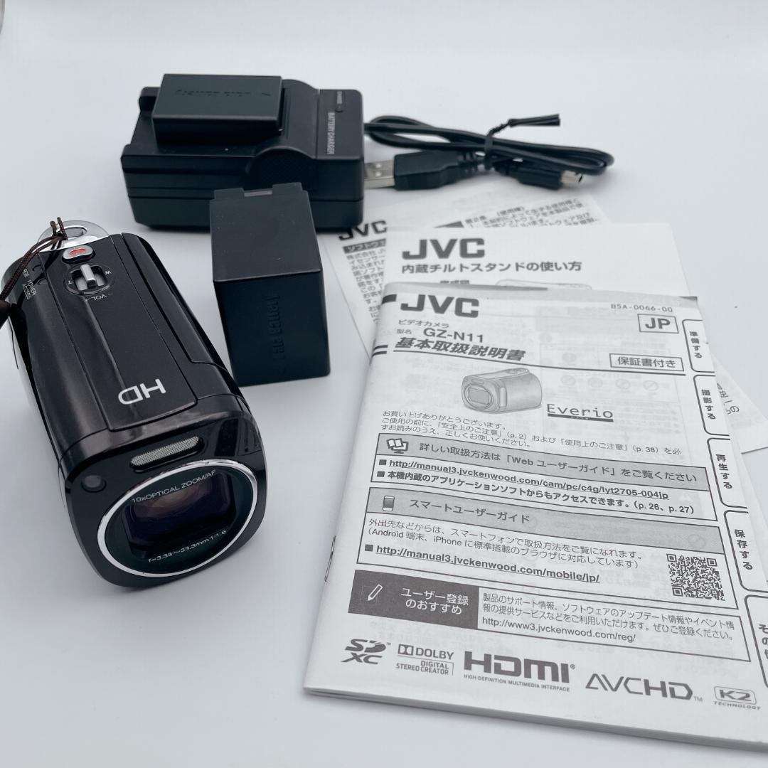 概ね美品】JVC Everio エブリオ GZ-N11-T ベビームービー - メルカリ