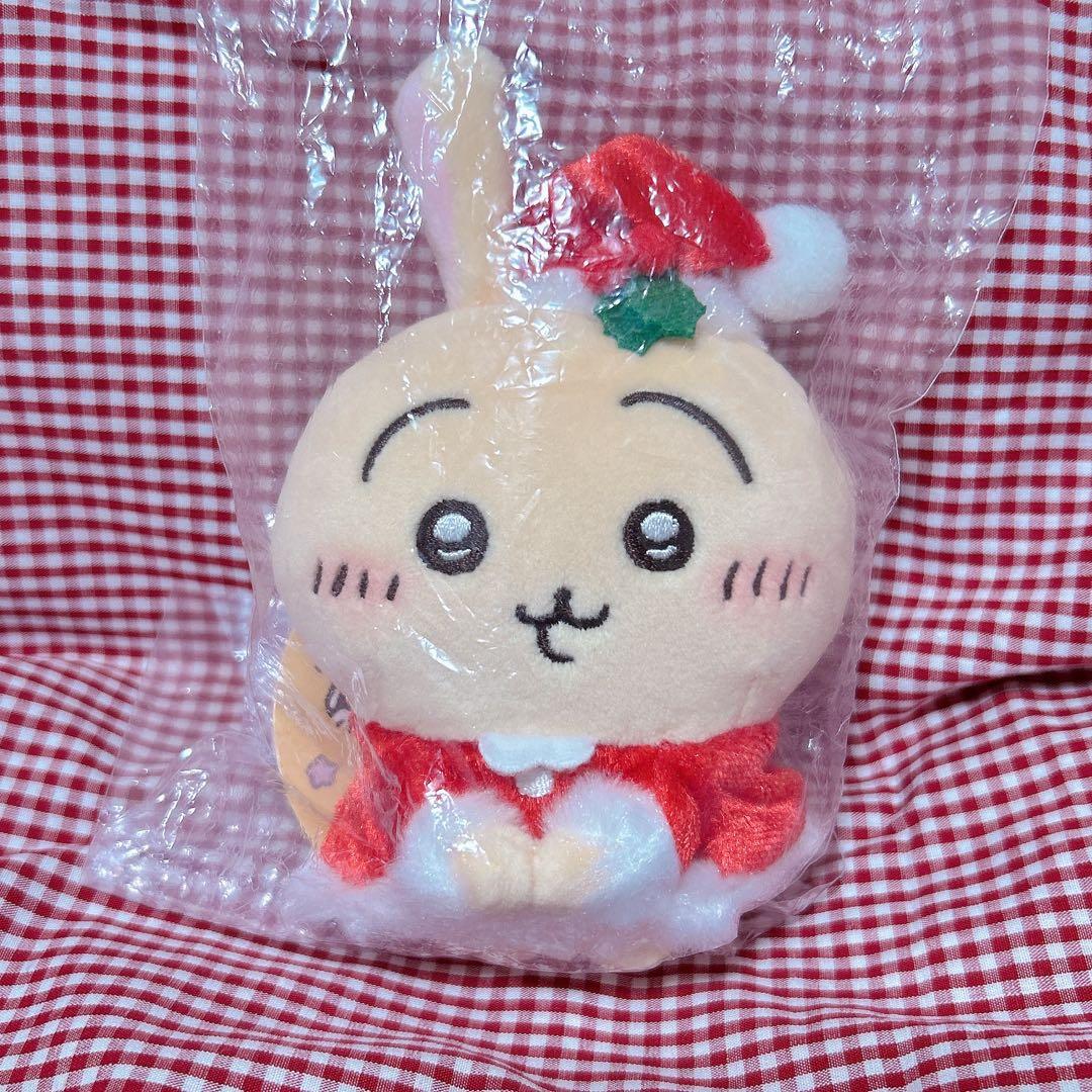 【お顔厳選.新品.未開封】♡サンタさんだ！持ちますマスコット　うさぎ♡ ちいかわ サンタさんだ！持ちますマスコット（うさぎ） | ちいかわ