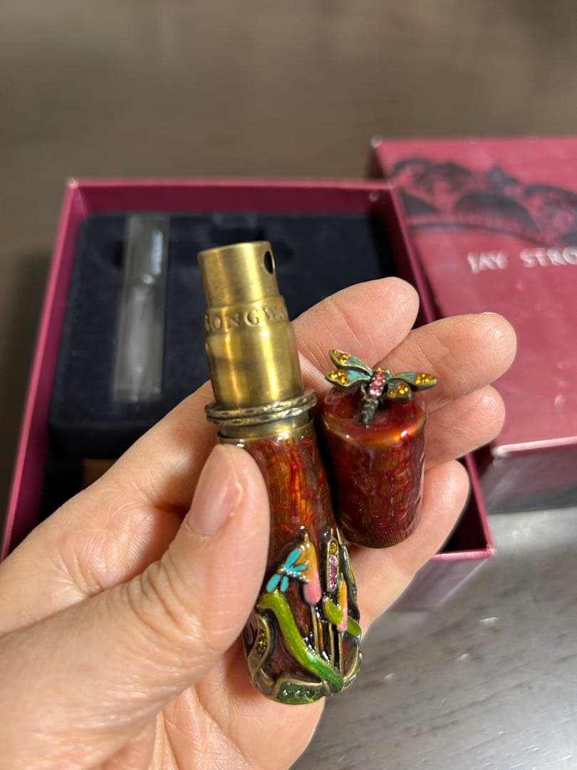 JAY STRONGWATER 香水持ち運びスプレー バーニーズ スワロフスキー JAY