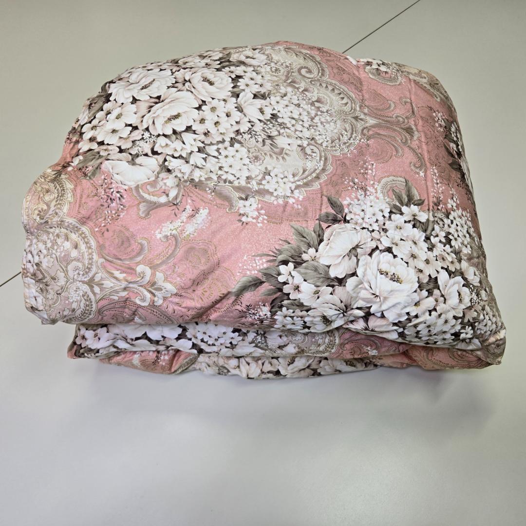 ダウンケット、シングル、羽毛、肌布団、合掛け布団、花柄ピンク掛け布団、汚れあり、 春夏用】洗える羽毛肌掛け布団シングルダウン90％0.3kgダウンケット