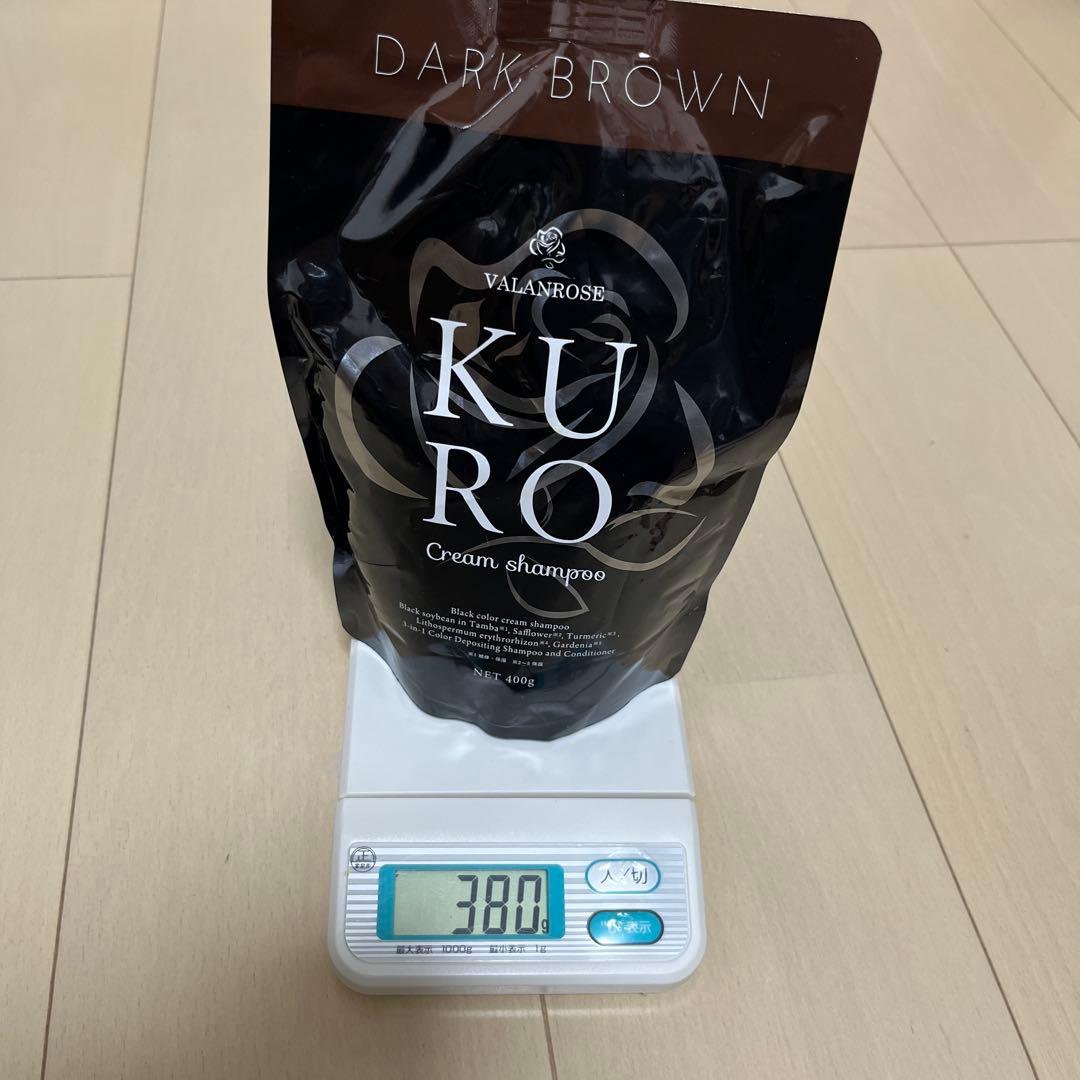 KURO Cream Shampoo ダークブラウン 400g - メルカリ