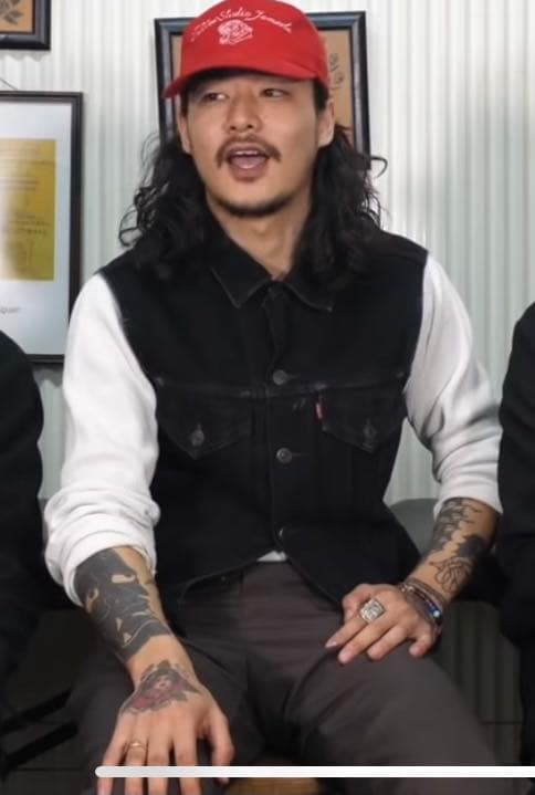 超激レア】オモシーチャンネル山田蓮愛用！デニムベスト ジーベス