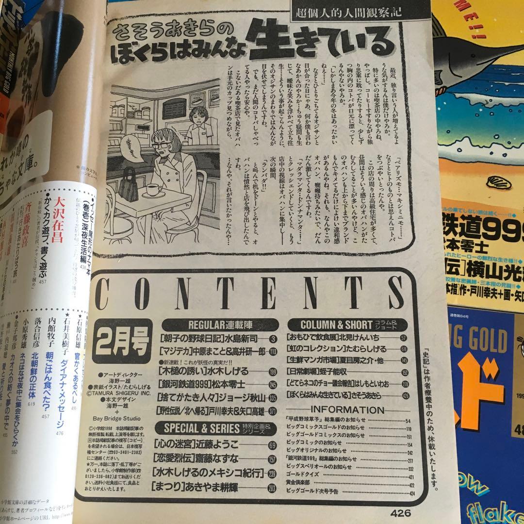 ビッグゴールド 1997年４月ー1999年３月休刊　24冊セット