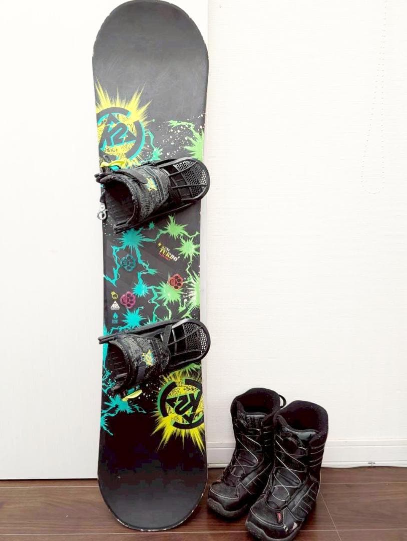 K2 スノーボード(120cm)＆ブーツ(22cm)セット☆ 24538_1.jpg