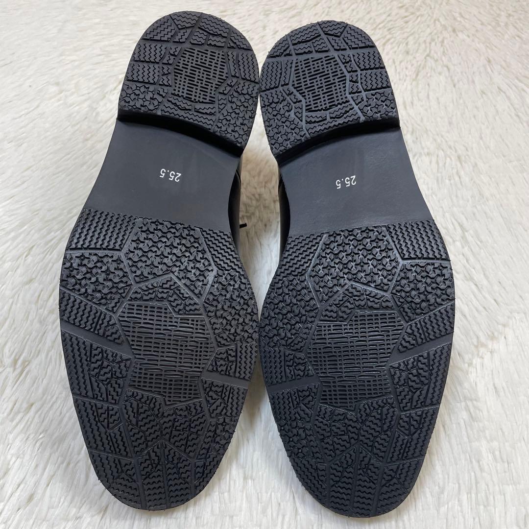 新品未使用品✨ハッシュパピー　本革　ストレートチップ　冠婚葬祭対応　25.5cm