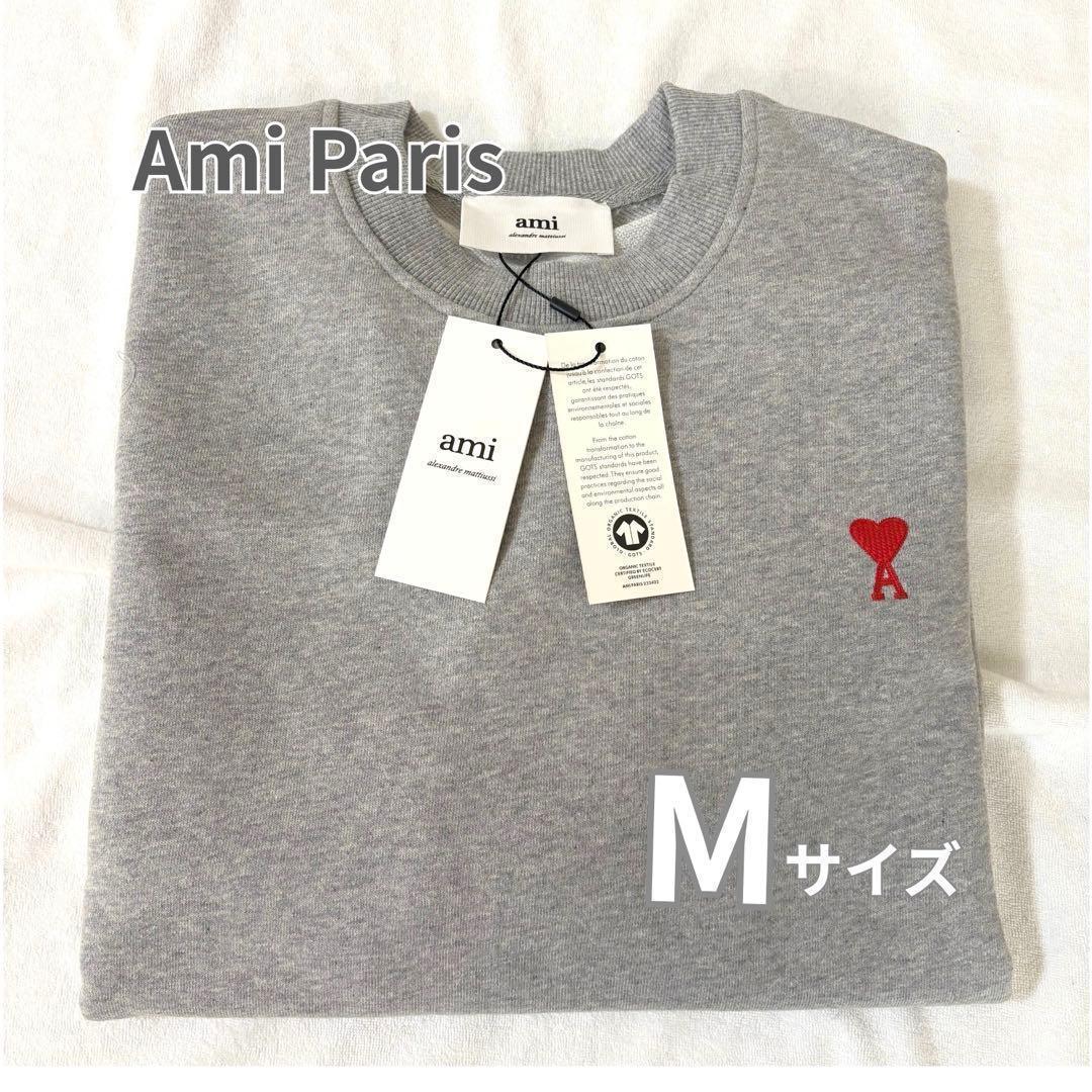 AmiParis トレーナー スウェット アミパリス 灰色 グレー M - メルカリ