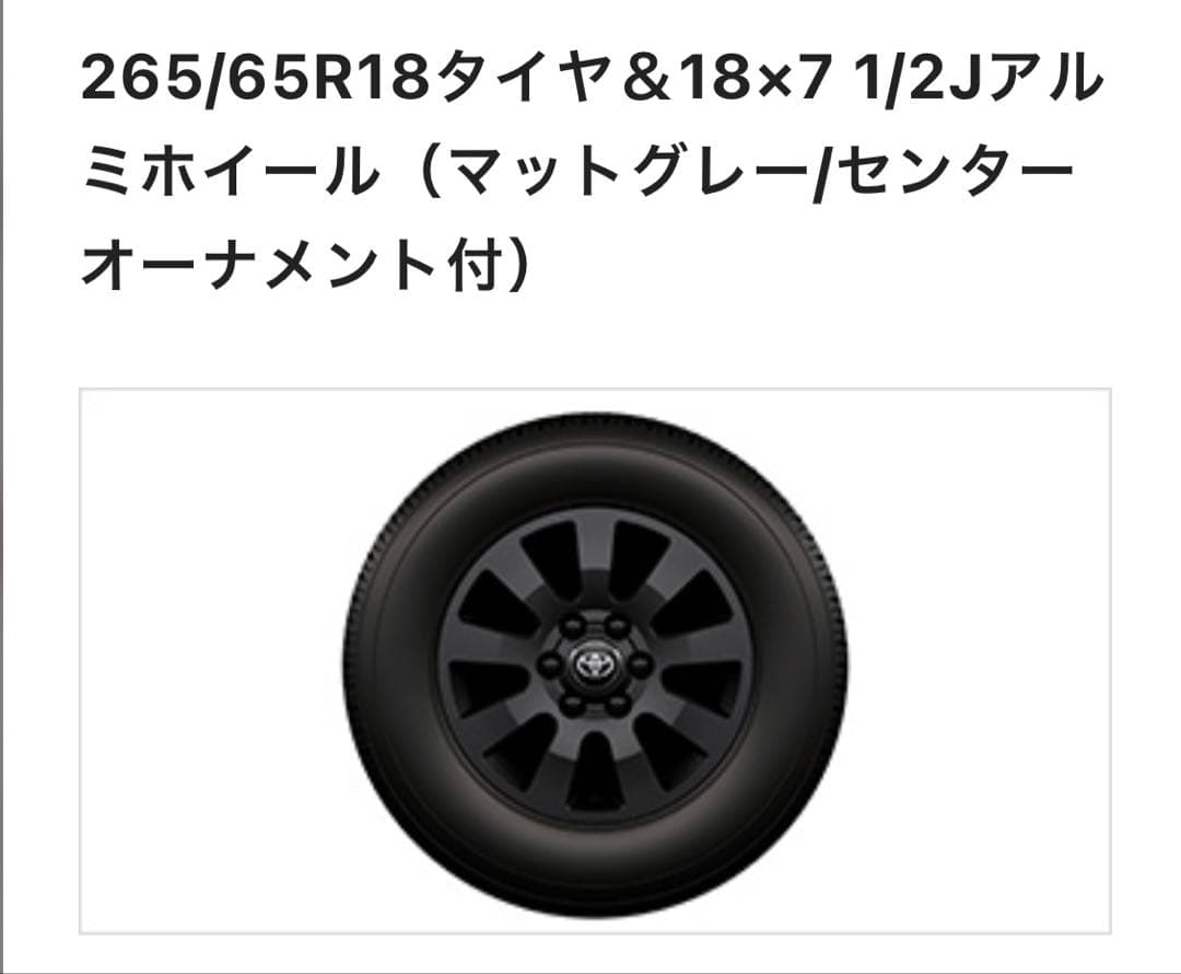 ランクル250 ZX 純正ホイールタイヤ4本セット - メルカリ