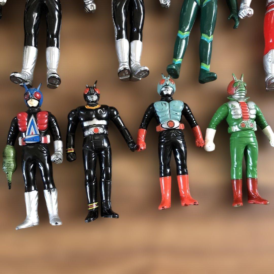 昭和 仮面ライダー 13体セット ソフビ - メルカリ