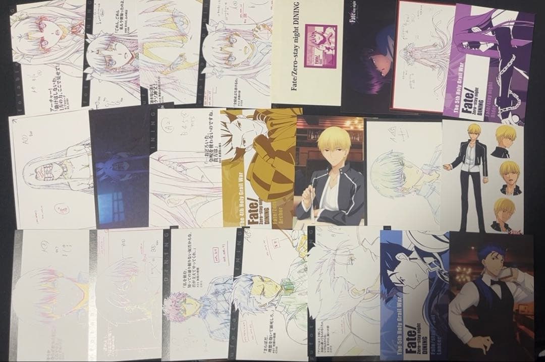 Fate DINING 缶バッジ ポストカード等 遠坂凛 間桐桜 セイバー 多数