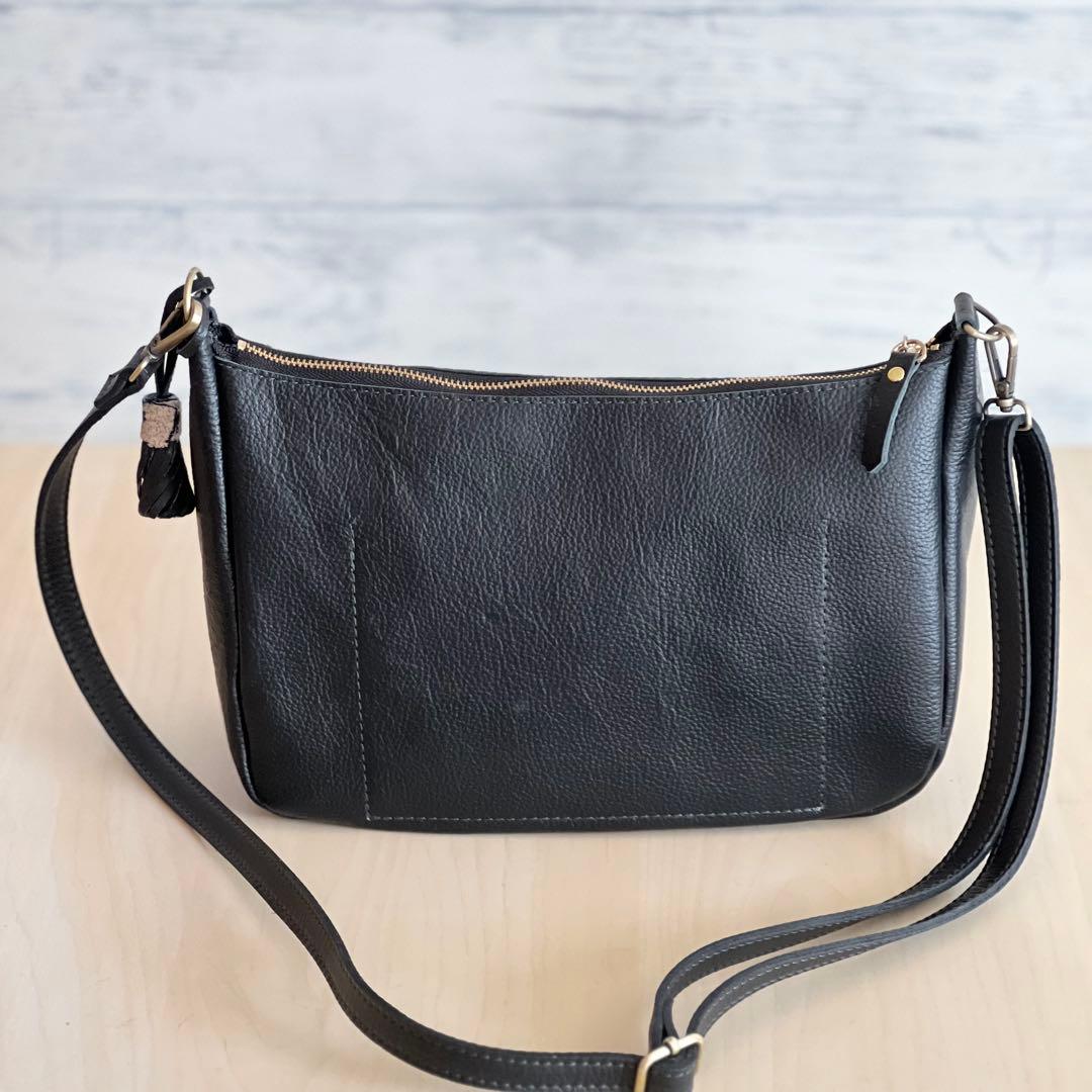 本革&Lulu beigeショルダーバッグ RB512-132