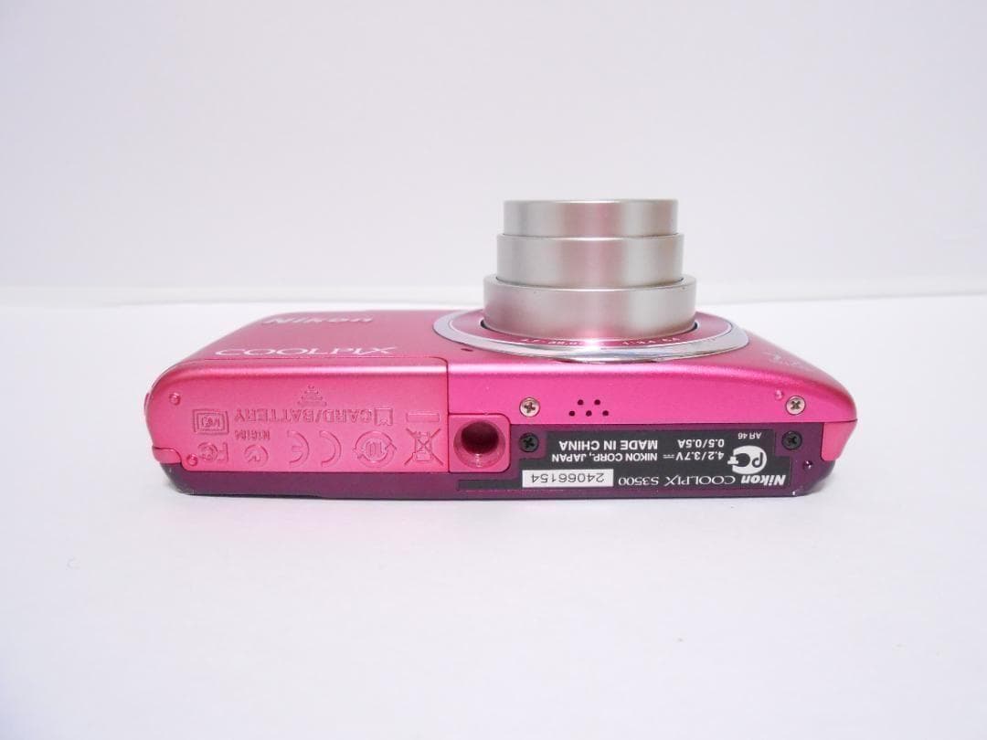 お値下げ歓迎・美品】 ニコン Nikon COOLPIX S3500 ピンク