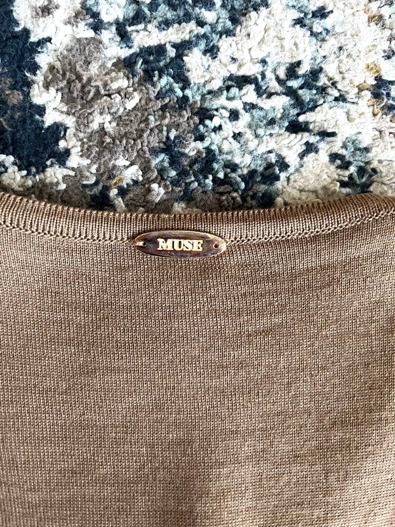 muse de deuxieme classe 金ボタンクルーネックカーディガン - メルカリ