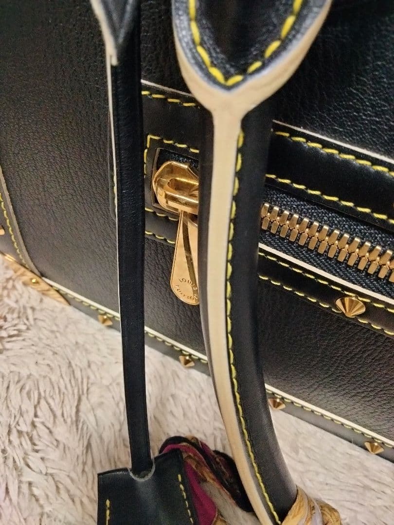 ルイヴィトン スハリ ファビユロー 黒 美品 - メルカリ