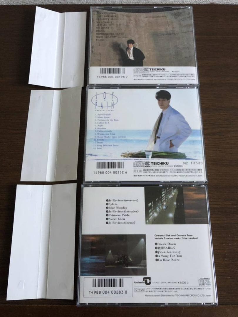 池田聡 旧規格3タイトルセット(1st～3rd) 消費税表記なし 帯付属