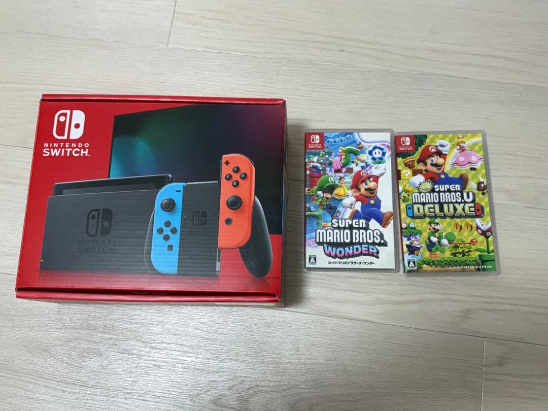 【美品】Switch本体、スーパーマリオソフト2本セット Switch2】 ニンテンドースイッチ2本体（日本語・国内専用）＋スーパー