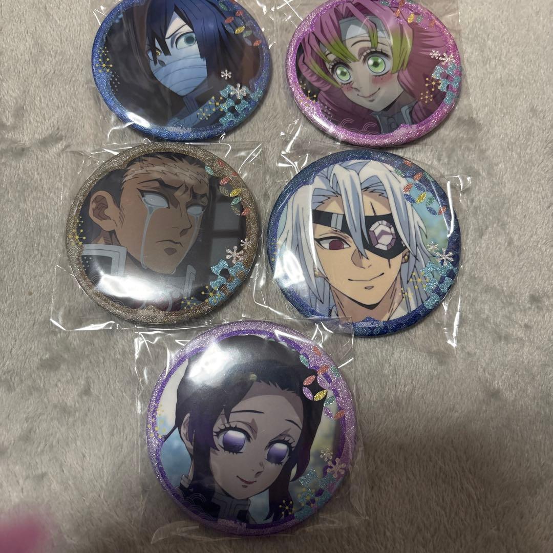 鬼滅の刃 グリッター缶バッジ vol.2 甘露寺蜜璃 伊黒小芭内 宇髄天元
