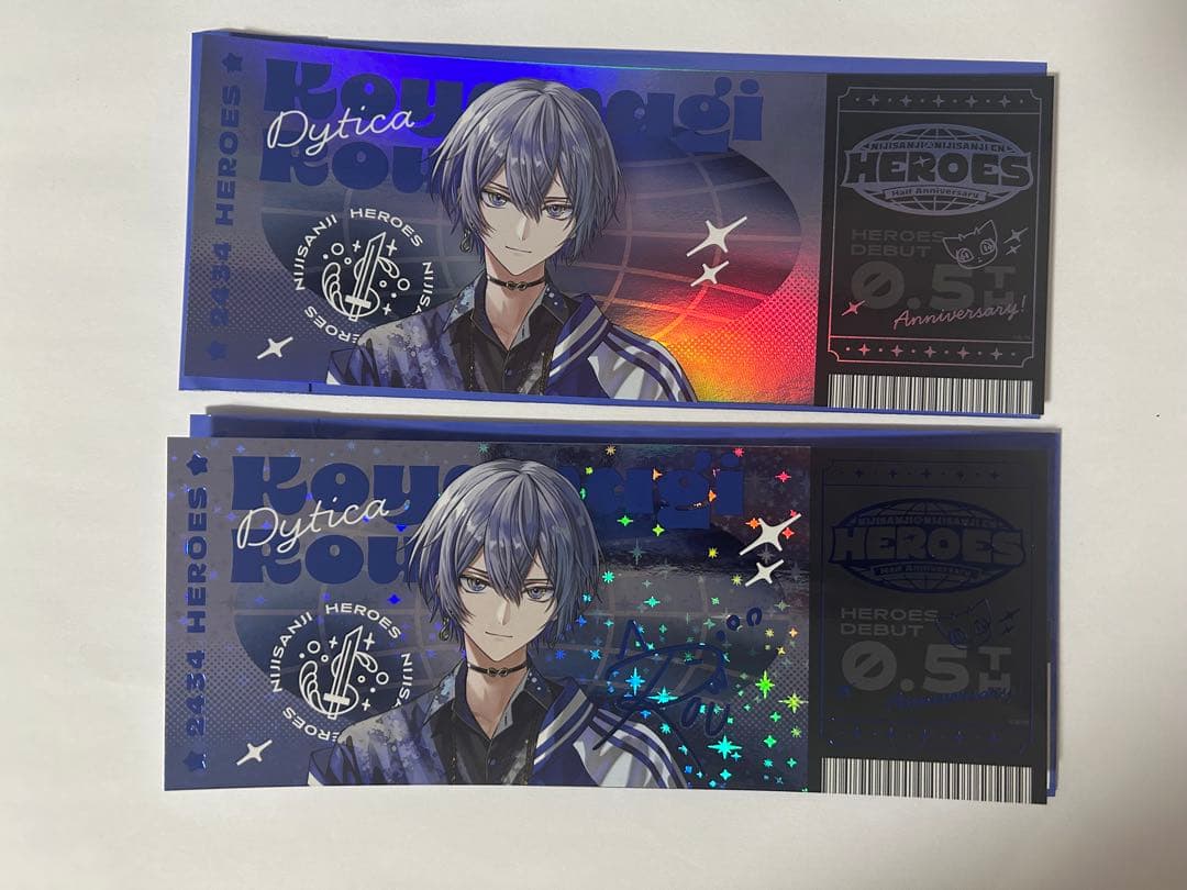 小柳ロウ にじさんじ Dytica ハーフアニバーサリー チケット風カード
