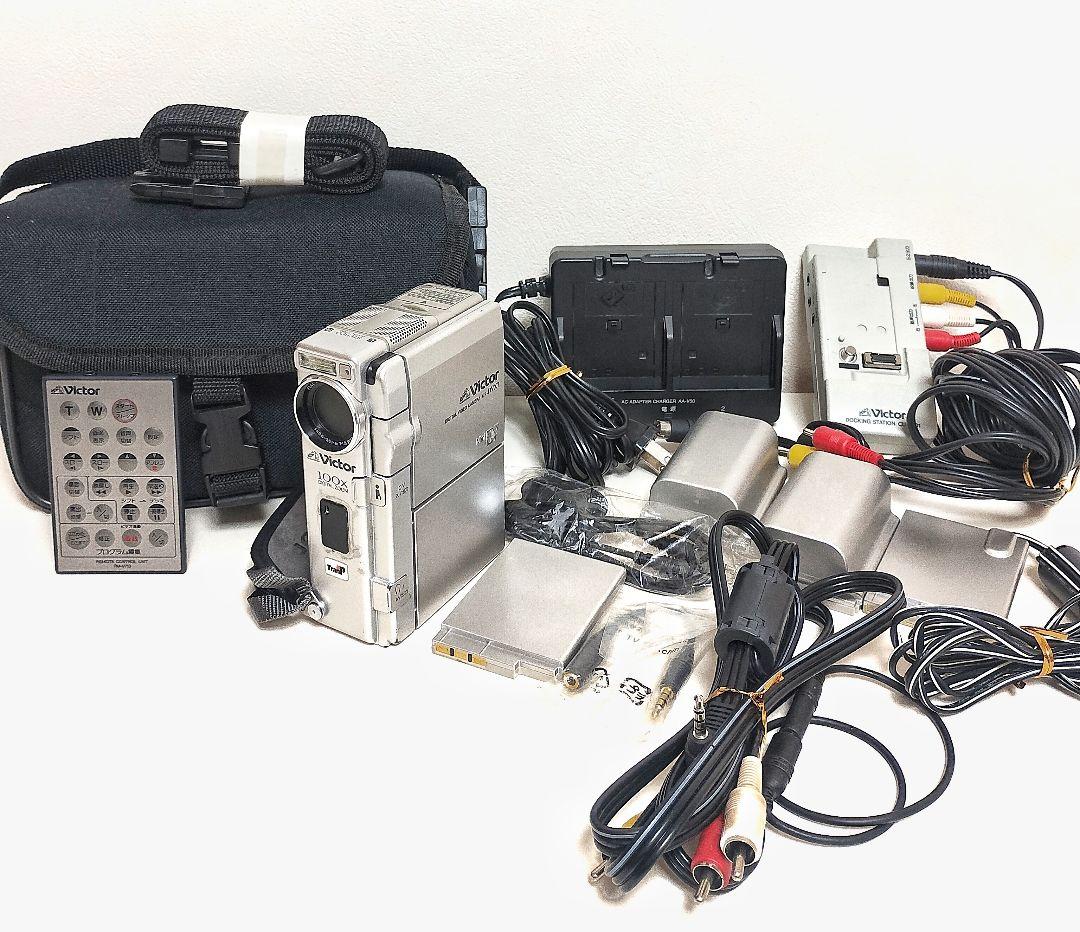 ビクター GR-DVX7 MiniDVビデオカメラ 付属品多数【通電確認済