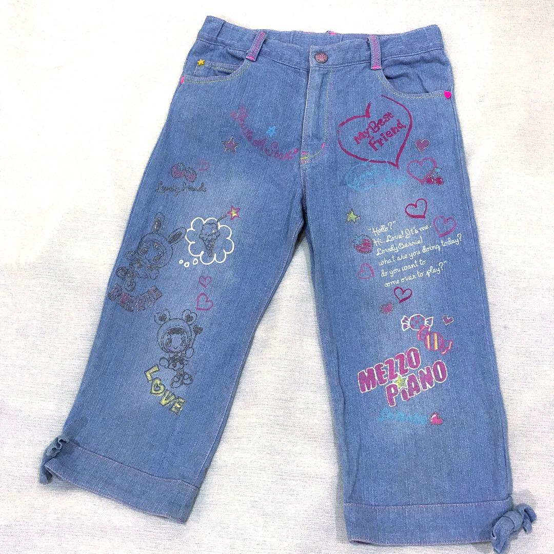 MEZZO PIANO メゾピアノ デニムパンツ 平成レトロ ベリエちゃん - メルカリ