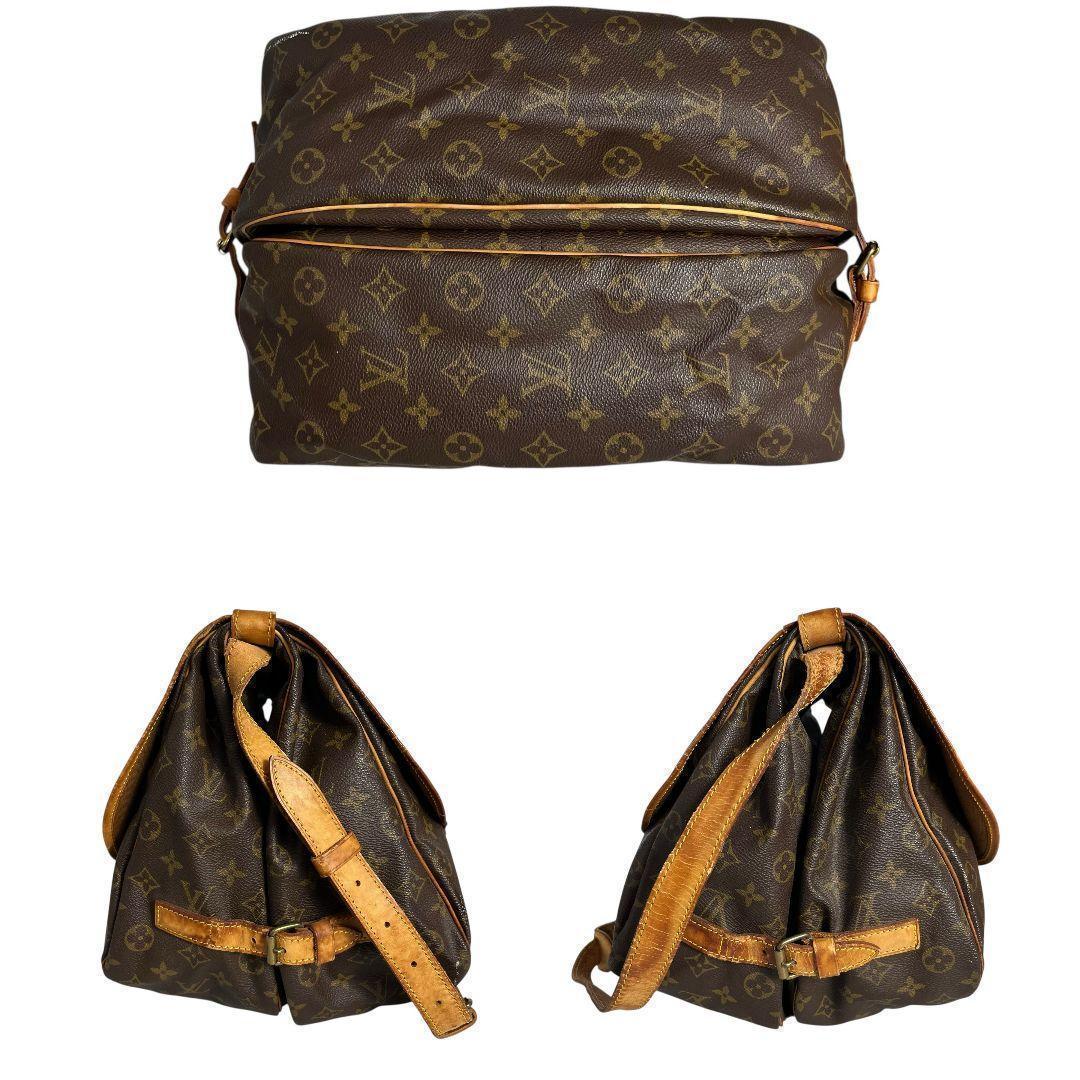 正規品】ルイヴィトン モノグラム ソミュール35 ショルダーバッグ