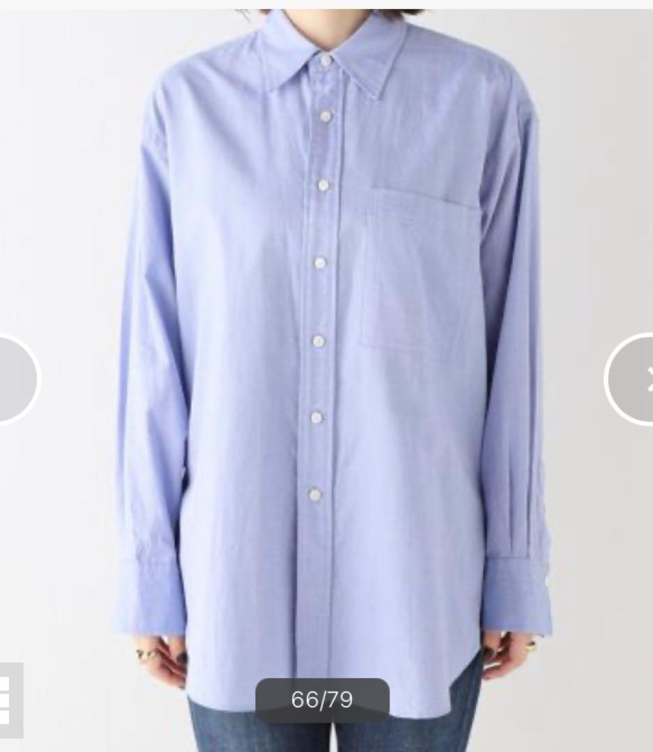 美品】Spick&Span オックスルーズシャツ サックスブルー - メルカリ