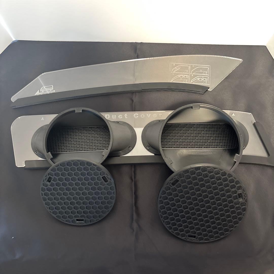 ハイエース WAVE2/3用 排気ダクト助手席窓枠パネル - メルカリ