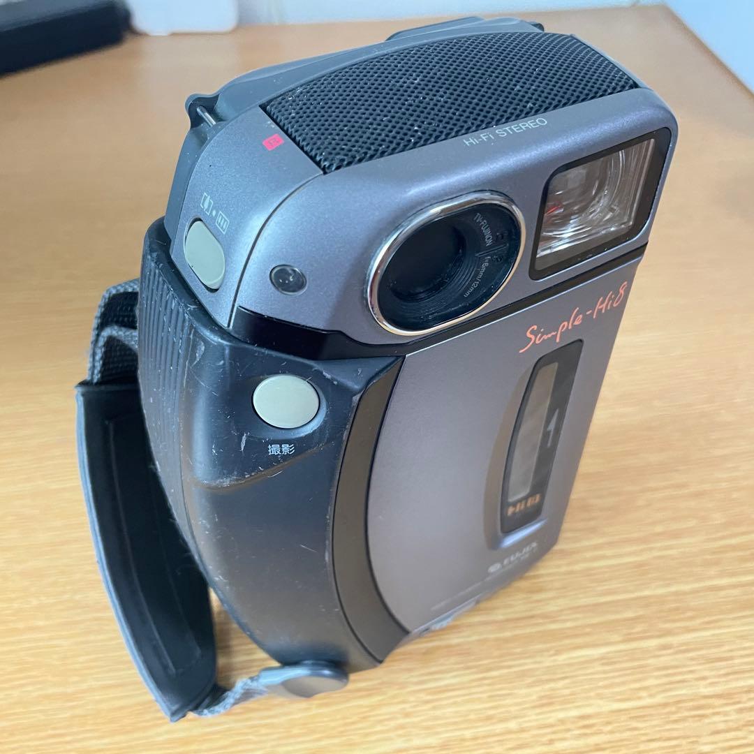 ジャンク扱い】FUJIX simple-Hi8 FS-1 ビデオカメラ 8mm - メルカリ