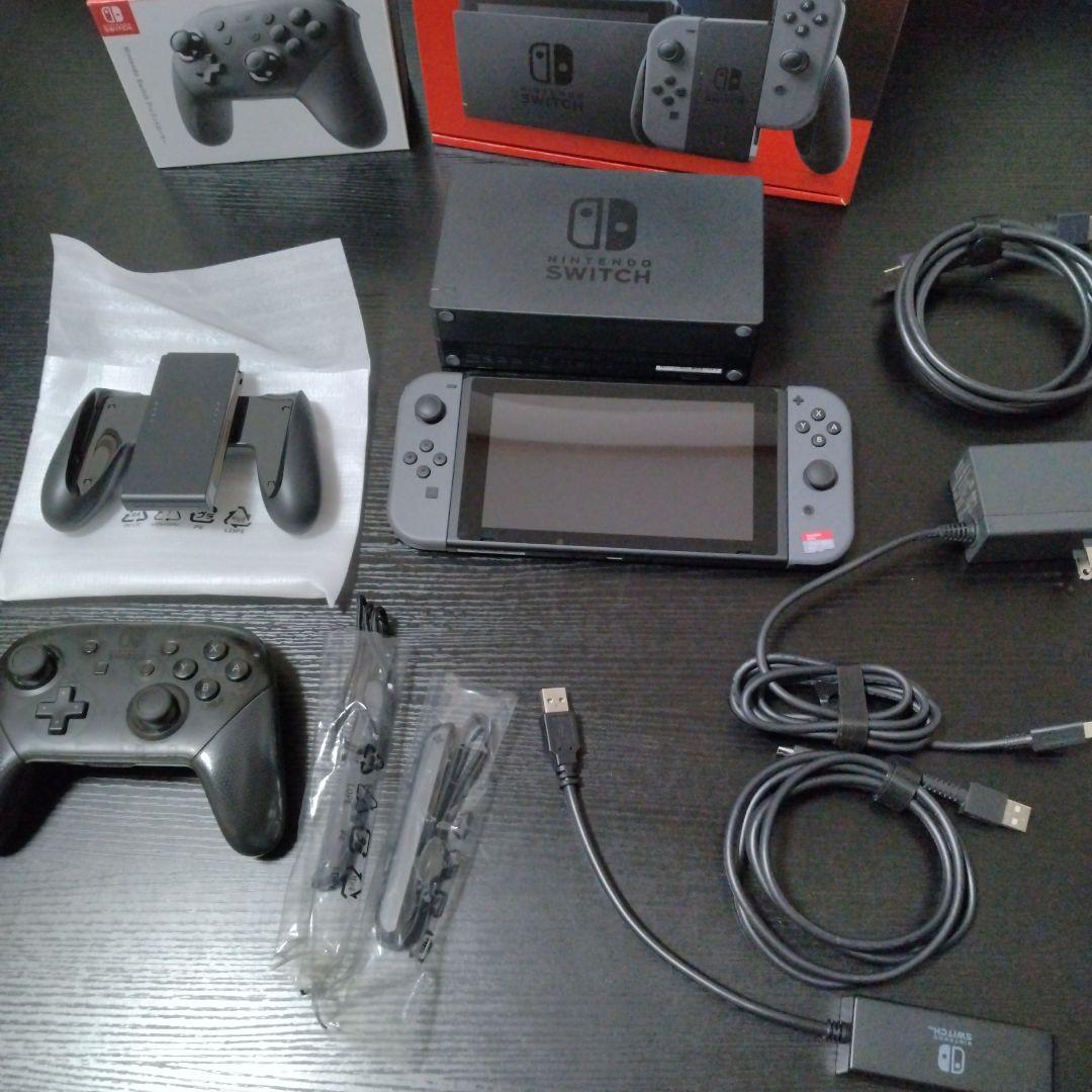 ニンテンドースイッチ + 付属品もろもろセット 株式会社 HORI | グリップコントローラーFit アタッチメントセット for