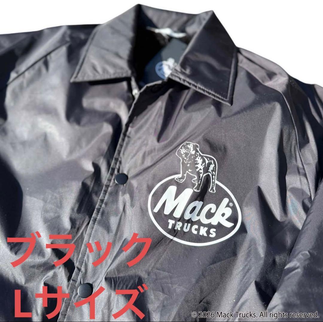 Mack trucks ブラックコーチジャケット マックトラックFJ ブラック