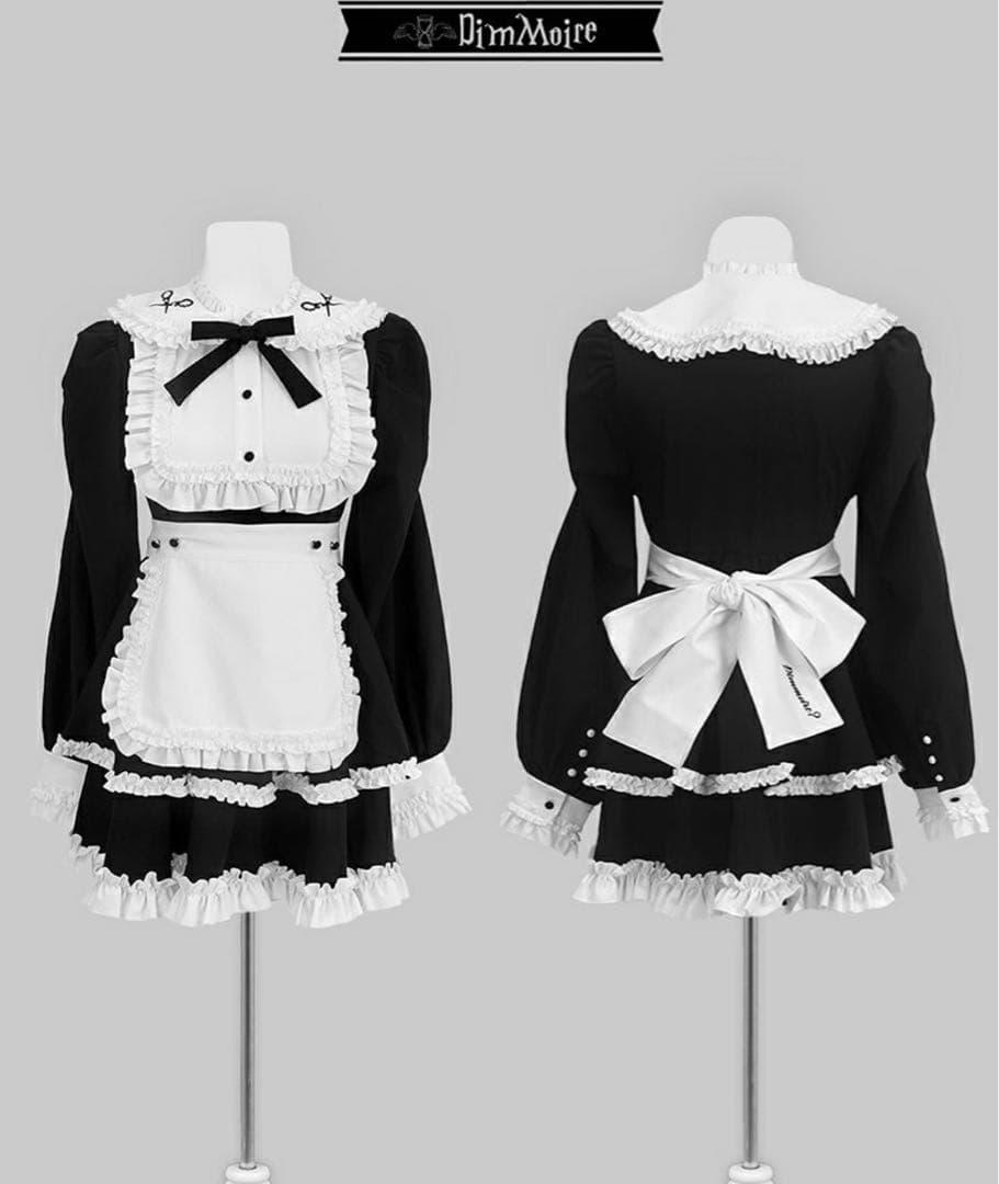 DimMoire【ディムモアール】絶メイドワンピース/Black×White - メルカリ