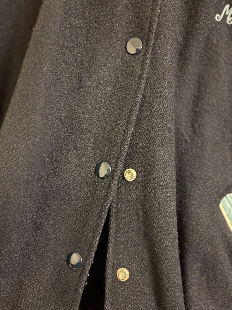 80s USA チアリーダー ウール スタジャン セーラー 刺繍 ビンテージ